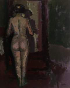 Desnudo en el espejo, Sally, c.1907-09
