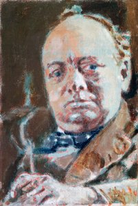 Retrato de Sir Winston Leonard Spencer Churchill