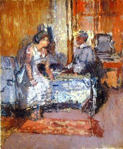 Luz solar con persianas, c.1912 de Walter Richard Sickert
