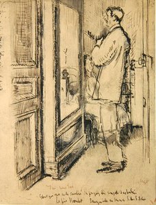 La nueva corbata, c.1922 de Walter Richard Sickert