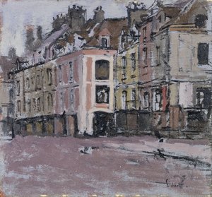 Las viejas arcadas, Dieppe, c.1898-1900 de Walter Richard Sickert