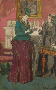 La propuesta [según Robert Barnes], c. 1931-32 (Óleo sobre lienzo)