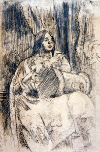 El Estudio (El Tamborilero), c.1900 de Walter Richard Sickert