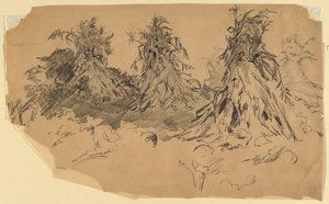Tallos de maíz de Walter Shirlaw