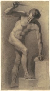 Desnudo Masculino en Escaleras de Walter Shirlaw