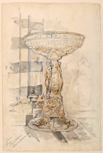 Estudio de la Pila, Catedral de Siena de Walter Shirlaw