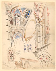 Estudio de la catedral de Siena de Walter Shirlaw