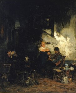 La posada, Alemania de Walter Shirlaw