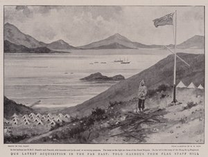 Nuestra última adquisición en el Lejano Oriente, puerto de Tolo desde Flag Staff Hill de Walter Stanley Paget
