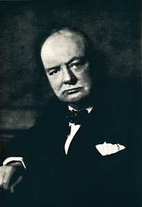 El Rt. Hon. Winston S. Churchill, P.C., C.H., F.R.S., M.P., 1941, 1945 de Walter Stoneman