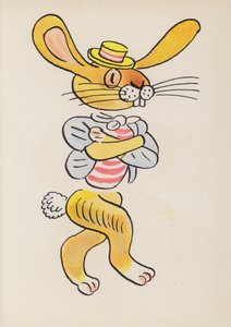 Figuras de libros infantiles: Brer Rabbit (litografía en color)