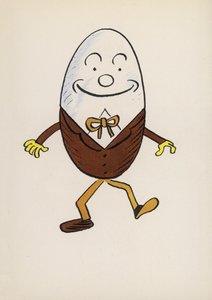 Figuras de libros infantiles: Humpty Dumty (litografía en color) de Walter Trier