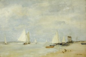 Yates en el corte (óleo sobre lienzo) de Walter Westley Russell