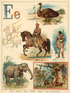 Letra E de Walter Zweigle