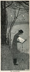 Der Nachtdichter, 1898 de Walther Caspari