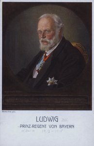 Ludwig III, último rey de Baviera, cuando era príncipe regente