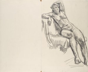 estudio de desnudos de Walther Gamerith