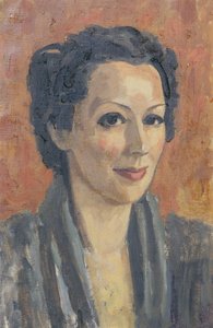retrato de una dama de Walther Gamerith