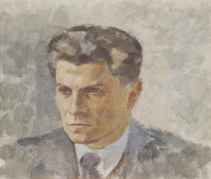 retrato de un caballero de Walther Gamerith