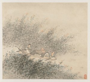 Álbum de paisajes: Hoja 6, 1677 de Wang Gai
