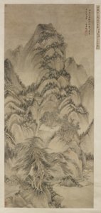 Paisaje después de Wang Meng de Wang Shimin