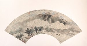 Paisaje, siglo XIX de Wang Tingru