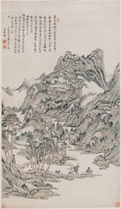 Paisaje de Wang Yuanqi