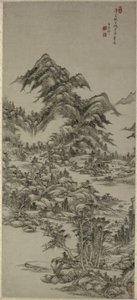 Paisaje después de Huang Gongwang