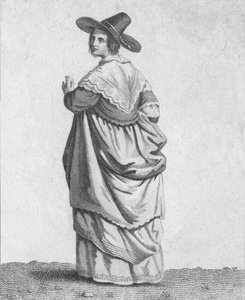 Esposa de un Comerciante - Vestimenta de Ciudadanos Eminentes en 1640 de Warren
