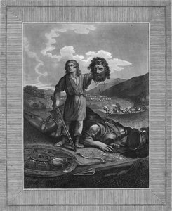 La victoria de David sobre Goliat, principios del siglo XIX