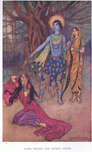 Rama rechaza al amante demonio