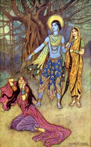 Rama rechaza al demonio amante de Warwick Goble