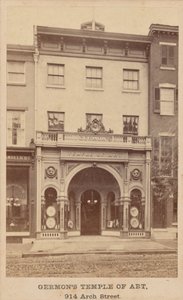 Templo del Arte de Germon, 1860 (foto) de Washington L. Germon