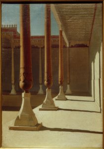 Galería en la ciudadela de Samarcanda