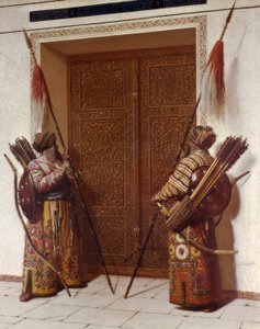 Frente a la puerta de Timur