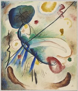 Acuarela con línea de Wassily Kandinsky