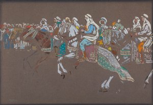 caballería árabe de Wassily Kandinsky