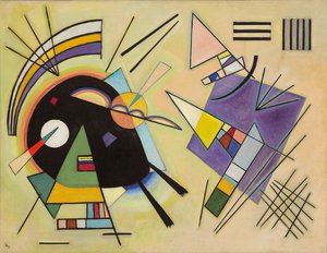 Negro y violeta de Wassily Kandinsky