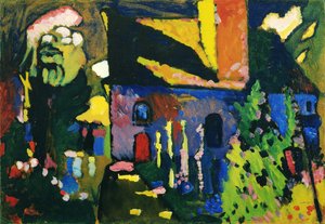 Iglesia en Murnau de Wassily Kandinsky