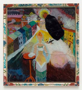 Dama en Moscú de Wassily Kandinsky