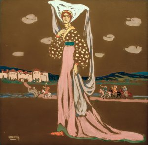 La noche (Dama paseando)