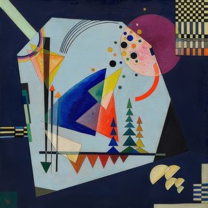 Tres sonidos. 1926 de Wassily Kandinsky