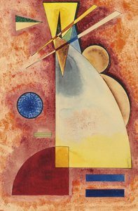 "Entrelazamiento" (Ineinander) Acuarela de Vassily Kandinsky (o Wassily Kandinski o Kandinskij) de Wassily Kandinsky