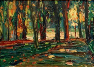 En el parque de Saint Cloud de Wassily Kandinsky