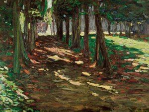 En el parque de Saint Cloud de Wassily Kandinsky