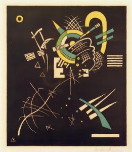 Pequeños mundos, hoja 7 de Wassily Kandinsky