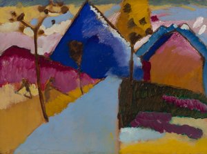 Kochel – calle recta de Wassily Kandinsky