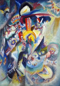 "Moscú II" Pintura de Vassily Kandinsky (o Wassily Kandinski o Kandinskij) de Wassily Kandinsky