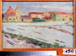 Múnich (Alemania) (Múnich). Pintura de Vassily Kandinsky (ou Wassily Kandinski ou Kandinskij de Wassily Kandinsky