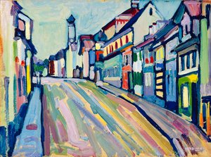 Murnau - Calle del Mercado Inferior de Wassily Kandinsky